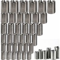 36 Pcs Insert Fileté Adaptateurs M10 à M8 M8 à M6 M6 à M4, Kit De Réparation De Insérer Adapter Réducteur Pour écrous hexagonaux (M4-M6 / M6-M8 / M8-M10 36PCS)