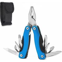 Sollbry Multifunktionszange, Multitool-Zange, faltbare Multi-Tools-Zange, Taschenzange, 11-in-1-Multifunktionswerkzeug, mit Dosenöffner, Schraubendreher, für Outdoor-Aktivitäten, Camping, Jagd, Wander