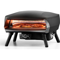 Witt Etna Rotante 16"" Control Gas Pizzaofen rotierend 2 Brenner 9,2 kW Matt Schwarz 100000376