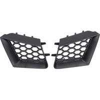 Rejilla superior del parachoques delantero para Seat Ibiza y Córdoba (2002–2009) – 2 piezas, negro mate, fácil instalación