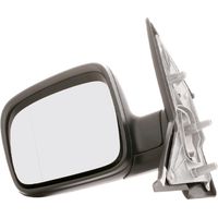 Rétroviseur extérieur gauche capotable noir compatible Ford