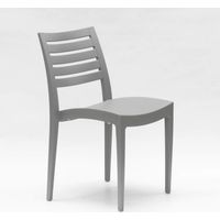 Stock 24 Sillas De Polipropileno Restaurantes Firenze Grand Soleil - Gris