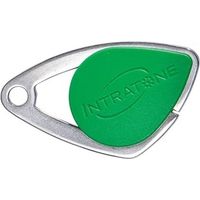 INTRATONE - Badge mifare de Proximité Intratone vert 08-0106 - Sécurisé RFID Étanche IP68 Accès Contrôlé pour Copropriétés et Immeubles Programmation par Syndic uniquement