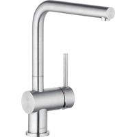 Kludi L Steel - Miscelatore da lavello, acciaio inox spazzolato 45803F877