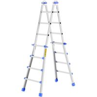 Scala Scaletto Multiuso Eifel in Alluminio Sfilo 5 + 5 Gradini Colombo