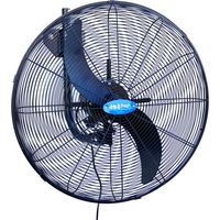 Drip&Fresh - 24" Zweiflügeliger Ventilator mit Wandhalterung IP55 200W