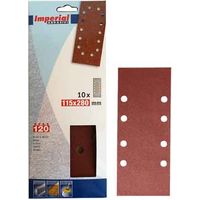 FOGLIO ABRASIVO 115X280 MM Grana 120 - 10 pezzi