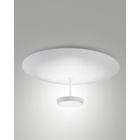 Plafoniera LED Yuko 40W 3200lm - Bianco, Struttura in Metallo e Metacrilato, Dimmerabile a step, Luce Calda 3000K, IP20 - Yuko