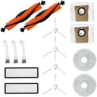 Kit de rechange pour aspirateur robot Xiaomi X20+/X10+/X10 PLUS : brosse, filtre et sac à poussière