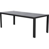 Fall Gartentisch, 205 cm schwarz/grau.