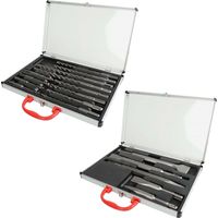 Walter Bohrer Meißel Set SDS+ 17tlg im Koffer Steinbohrer Betonbohrer Werkzeug