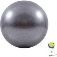 Ballon d'exercice anti-éclatement et antidérapant, ballon de yoga, ballon de fitness, ballon de grossesse avec pompe rapide