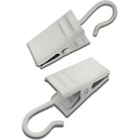 50 Stück Gardinenclips mit Haken, 50 Stück Metallhaken, Lichterkettenclips für Partys, Campingzelte, Heimdekoration, Fotos, Bastelarbeiten und Outdoor-Aktivitäten.