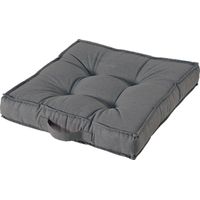 Coussin Living gris 50x50x10 cm – Confort pour assises de jardin