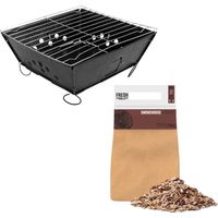 Portable BBQ with Hickory Wood Chips