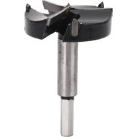 Foret à trépan carbure tungstène 3 dents pour bois, outil de perçage charnière 60mm, coupe précise menuiserie.