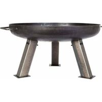 Pittsburgh Small Firepit - Steel - L60 x W60 x H30 cm - Black