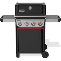 Weber – Barbecue à gaz 4 brûleurs – Sear Zone pour cuisson intense – 154 cm H x 132 cm L x 78.5 cm P – Grill en fonte émaillée – Thermomètre intégré