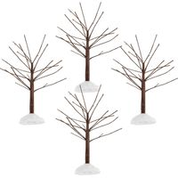 de table originale ensemble de 4 sapins de Noël miniatures