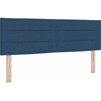 vidaXL Tête de lit Bleu 144 cm tissu