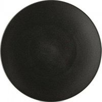Revol Equinoxe Plato de Porcelana Negro 28 cm Elegante