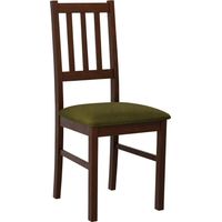 Chaise Victorville 146, Noix, 94x43x40cm, Tapisserie, En bois, Bois, Mobilier déjà assemblé