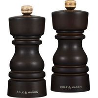 Coffret Moulins Sel Poivre London Chocolat Design élégant, Mouture Ajustable De Précision - Cole Et Mason