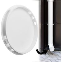 Bouchon d'extrémité de tuyau en plastique 100 mm Bouchon d'extrémité de tuyau d'égout 100 mm Capuchon de tuyau en PVC avec Tubes de Diamètre 100 mm