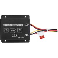 Convertisseur DC 24V vers 12V – Réducteur de tension 20 A / 240 W pour véhicule, camion et utilitaire
