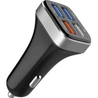 Adaptateur de voiture en plastique et en métal pour utilisation en voiture