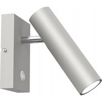 Luminex Axion lámpara de pared gris plateado orientable