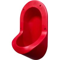 Urinario empotrado sin agua TI'PI rojo