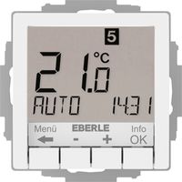 Eberle UTE 4800 Thermostat Weiß Einbau Präzise