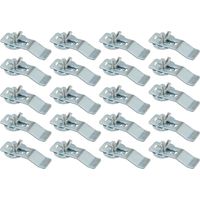 Lot de 20 fixations pour évier encastré, supports d'évier encastrés, fixations robustes pour salle de bain, granit, cuisine, lavabo sur plan de travail, argent