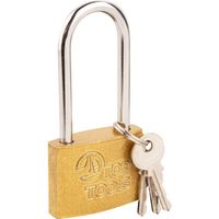 Cadenas Top Tools à anse longue de 50 mm - Protection robuste, 2 clés