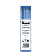 Électrodes en tungstène vert WP (pur) Ø1,6x150mm pour soudage WIG sur onduleur, lot de 10