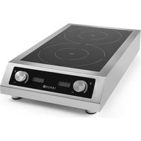 Placa de inducción doble 2x 3500W modelo 7000 Hendi 239346