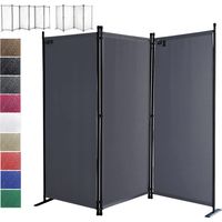 Paravent 3 / 4 / 6 Teilig - Mehrere Größen & Farben - Sichtschutz Stellwand Innen & Außen - Blickdicht & Wetterfest