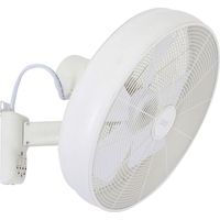 Lucci AIR Breeze Wandventilator 50 W (Ø) 460 mm Weiß Schwenkbar