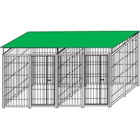 2 box per cani con copertura zincatura a caldo ciascuno da 200x200x altezza 180 cm
