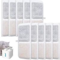 Filtre Fontaine Eau Chat, pour 10 Filtre Fontaine Eau Chat Catit, Filtre Fontaine Chat, Filtre avec résine activée Filtre Fontaine a Eau Chat
