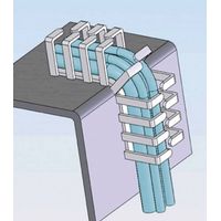 Richco RX2020-4 RX2020-4 Porte-câble 20 mm (max) gris 1 pc(s) S18711