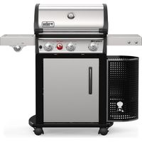 Barbecue à gaz 3 brûleurs avec brûleur Sear Station – Cuisson efficace pour repas en famille – Weber Spirit Premium SP-335 GBS