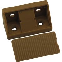 Schrankverbinder Universal, 21 x 21 x 44 mm, Kunststoff hellbraun