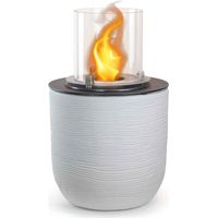 Raffaello - Bioethanol-Holzboden-Kamin � 35xH55 cm, weiss
