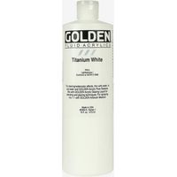 Golden : Fluid Acrylic Paint : 473ml (16oz) : Titanium White