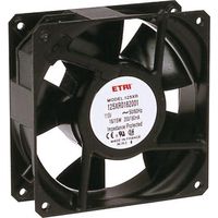 Ecofit 125XR0182000 ventilador axial plástico negro 119x119 mm