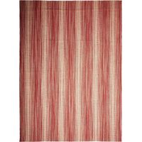 Authentique tapis d'Orient kilim fait main 254x353 rouge et blanc