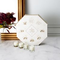 Lot de 8 Bougies - HOME DECO FACTORY - Parfumées - Multicolore