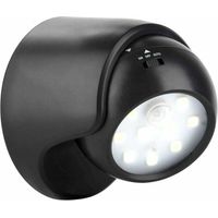 Outdoor Wall Light with Motion Sensor, 1000 Lumens LED, Battery Operated, 360 Degree Rotation, Tiltable